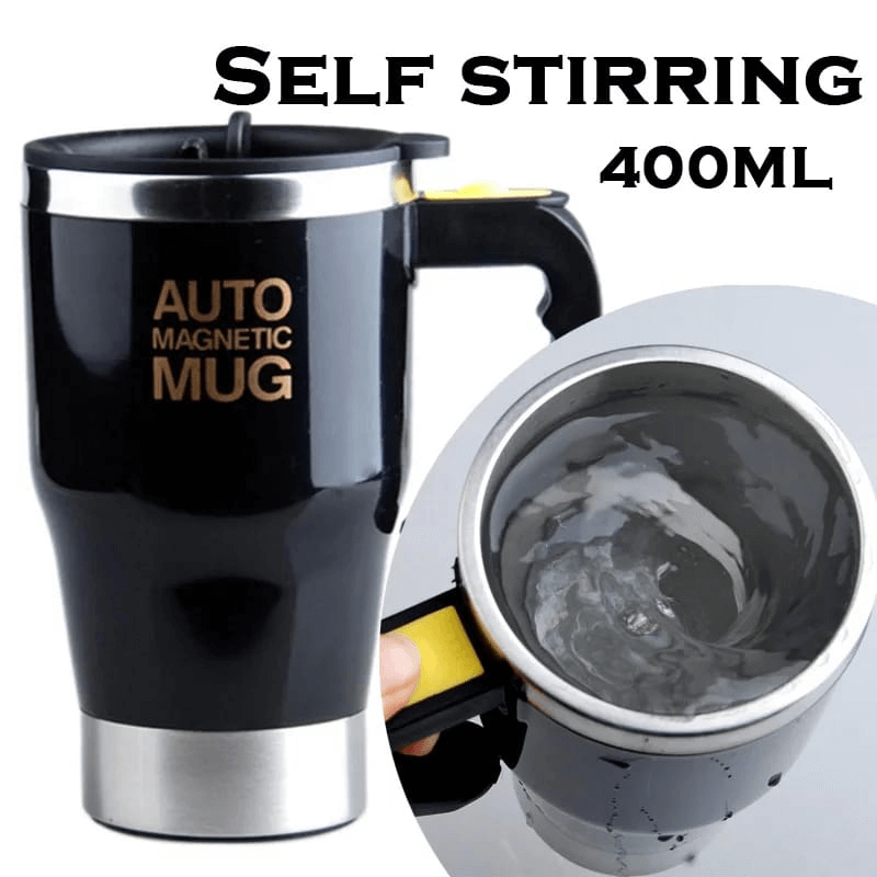 400ml magnetic self stirring mug