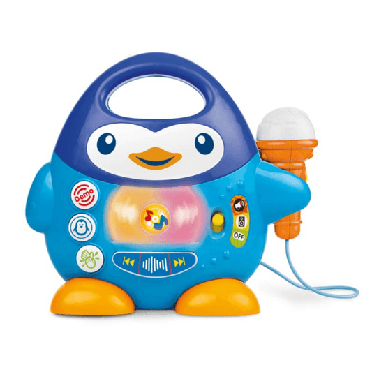 Penguin karaoke microphone toy