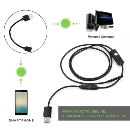 7mm endoscope camera hd inspection borescope