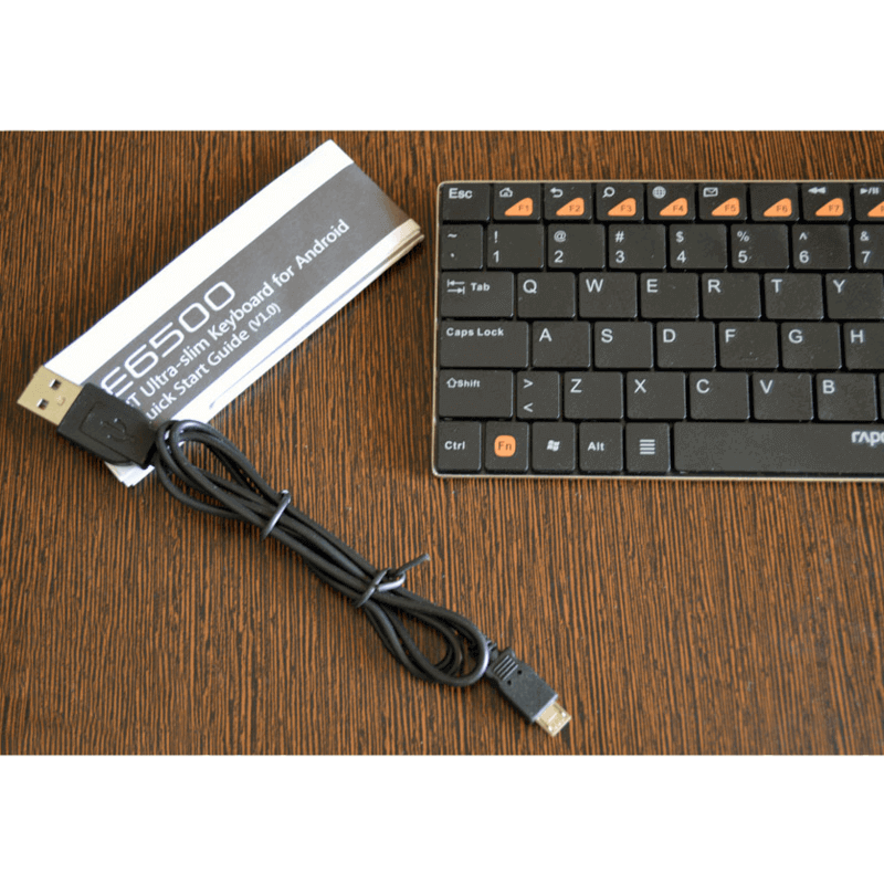 Rapoo e6500 mini ultra thin wireless keyboard