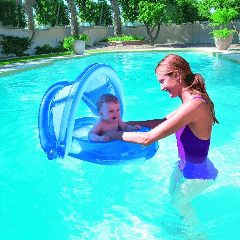 Sunshade baby swimming seat