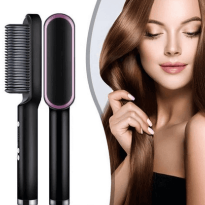 Brush hair straightener hqt 909b