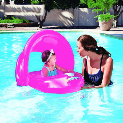 Sunshade baby swimming seat