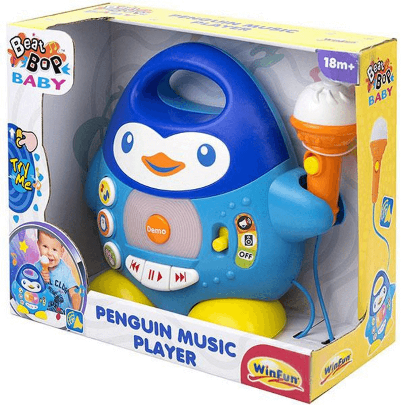 Penguin karaoke microphone toy