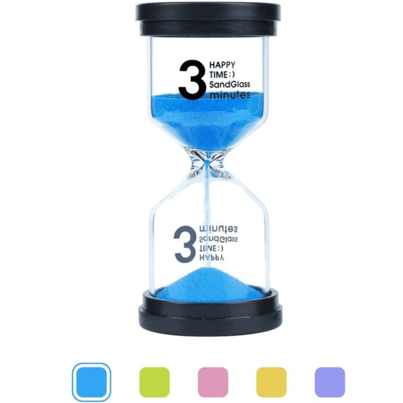 Sand hourglass 3 minute mini clock