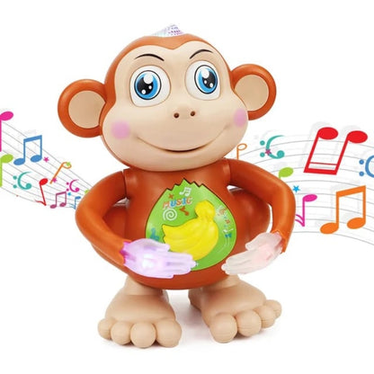 Dancing monkey battery operate with light sounds.