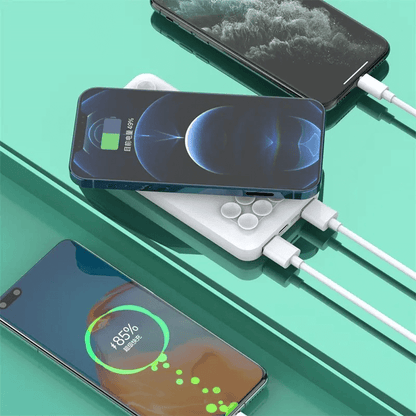X09 10000 mah wireless pd fast charging 2.1a 4 output power bank