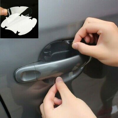 Transparent car door handle protector-8 pcs set