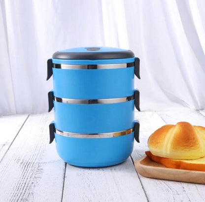 3 layers box heat preservation food container