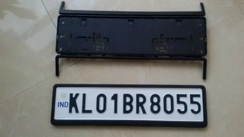 computerized number plate base/ frame