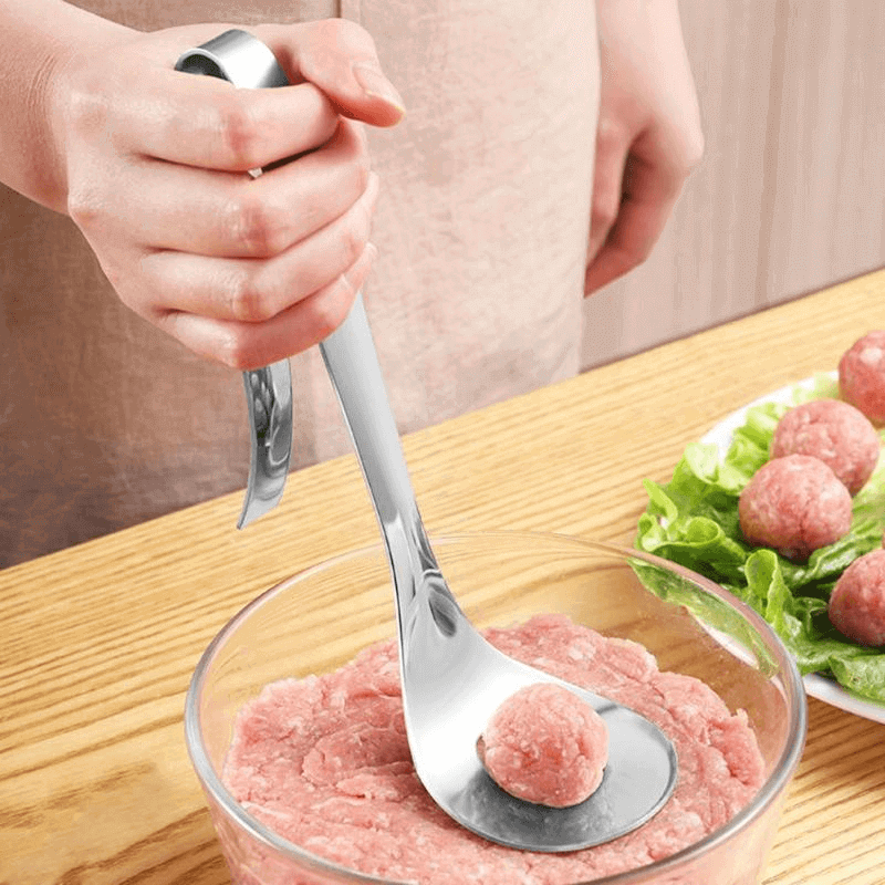 Meatball maker spoon