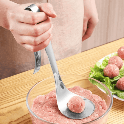 Meatball maker spoon