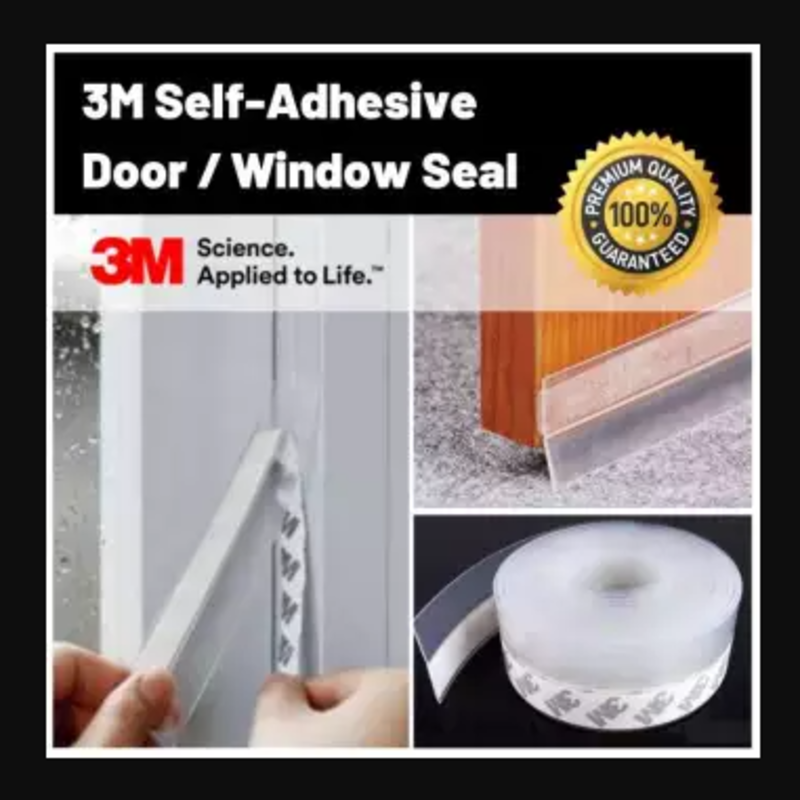 1m flexible door sealing tape weather stripping