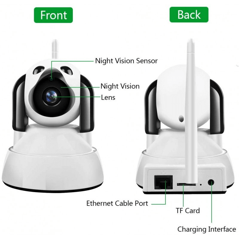 Lxmimi baby monitor 360° wifi camera