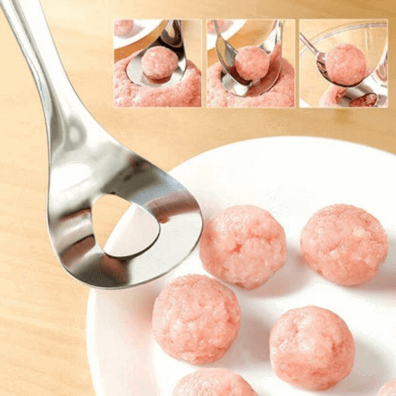 Meatball maker spoon