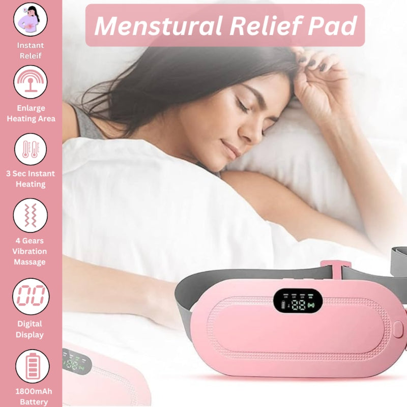 Therapy vibration massager heating belt