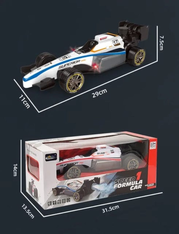 Remote control formula smoke option car with usb 