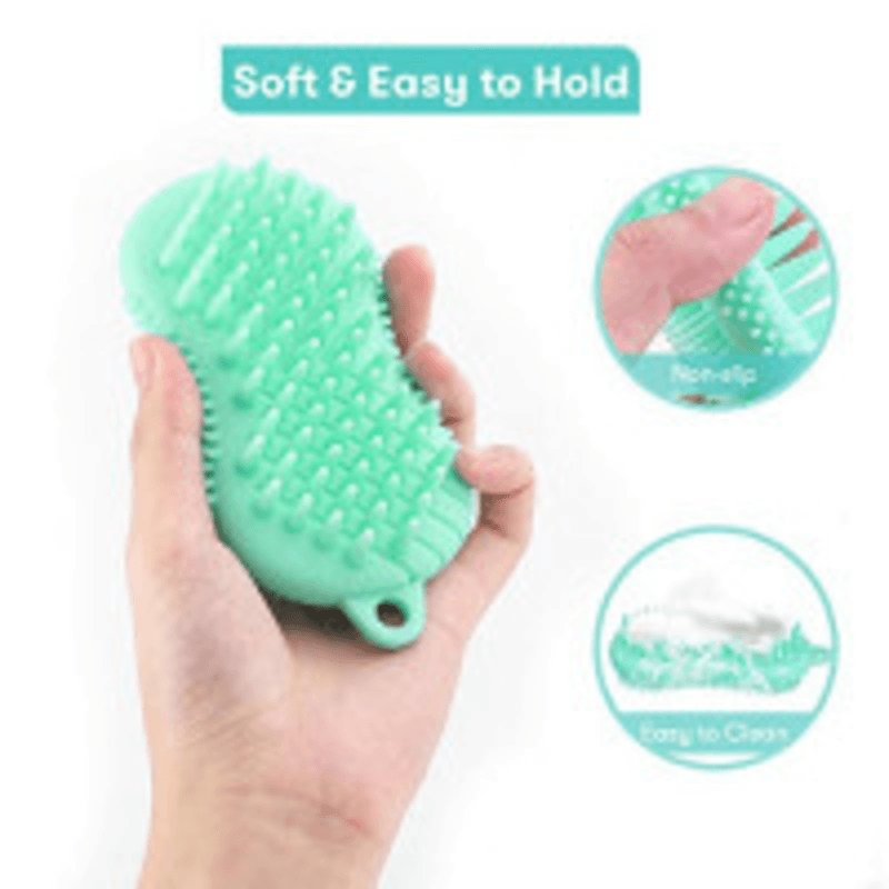 Silicone body massage bath brush