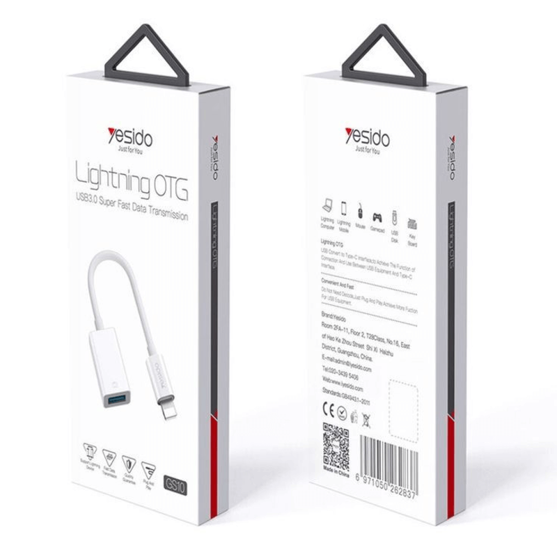 Yesido gs10 lightning usb adapter converter