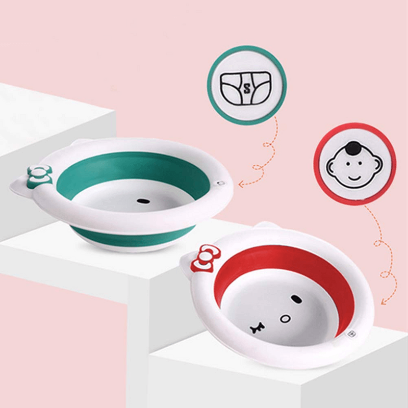 Foldable baby washbasin