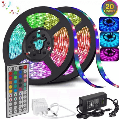 Flexible smd light strip with remote-15 feet