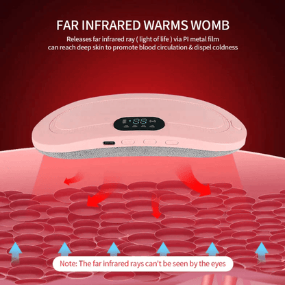 Therapy vibration massager heating belt