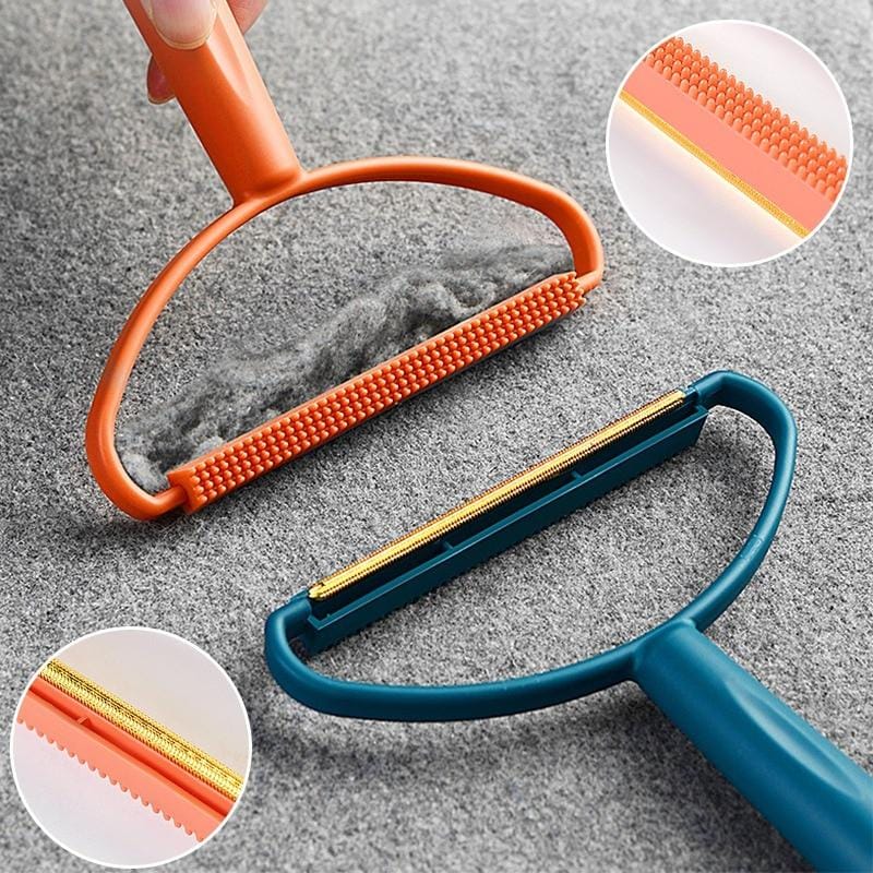 Clothes remover with lint remover