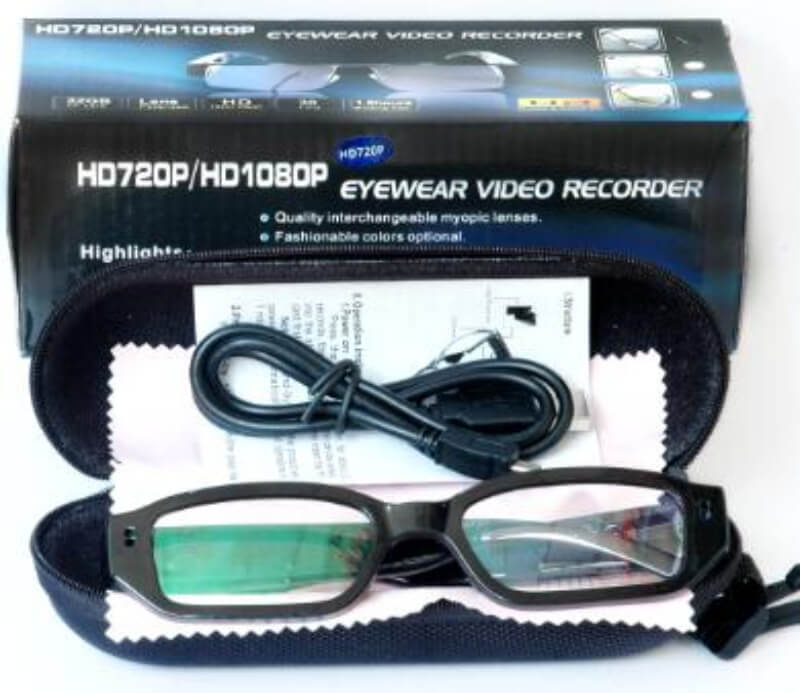 Full hd 1080p spy glasses hidden camera