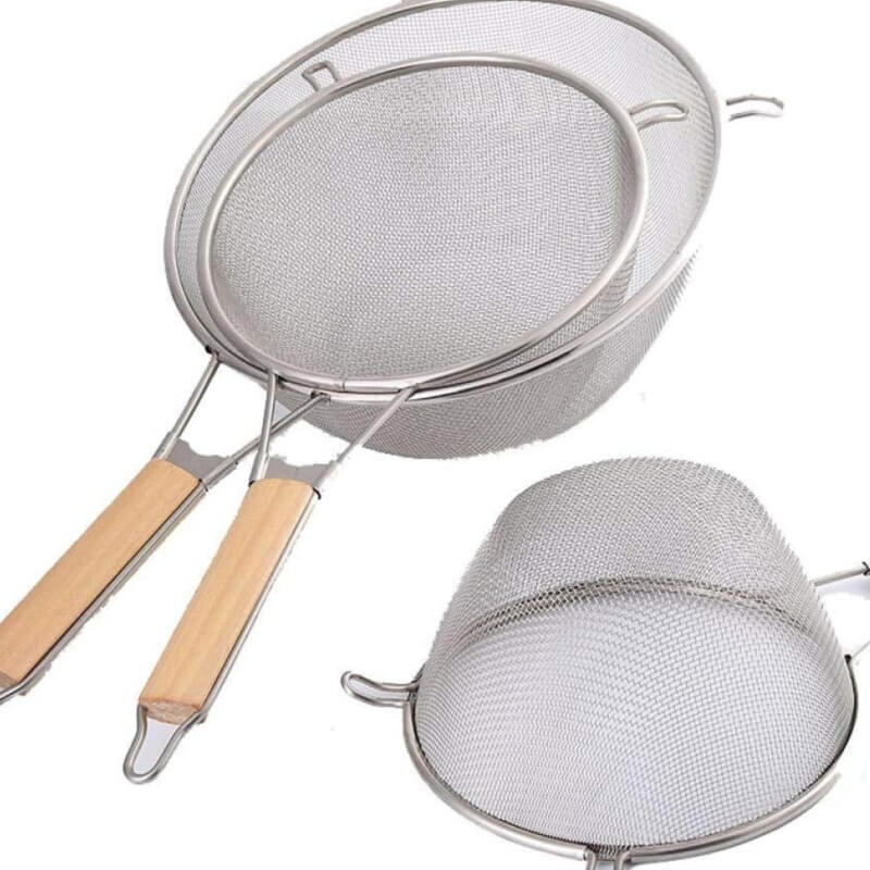 Food grade stainless steel chips deep fry baskets cooking tool