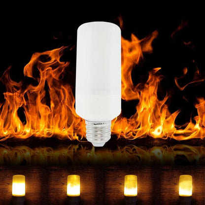 Led dynamic flame effect flickering fire bulb