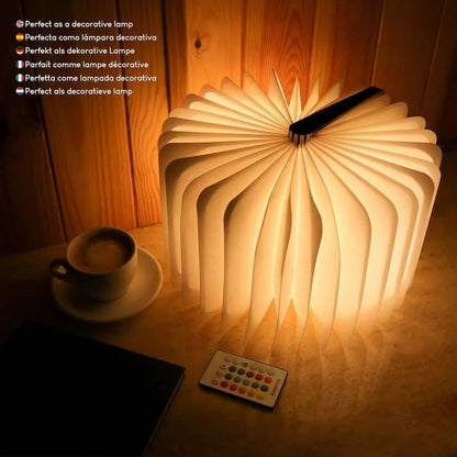 Book shaped led night light large