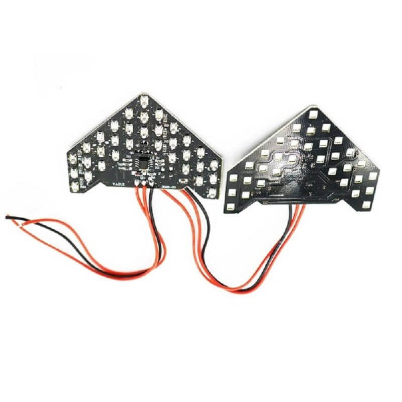 2 pcs car side replicate arrow form 33 smd led light