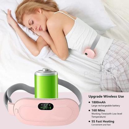 Therapy vibration massager heating belt