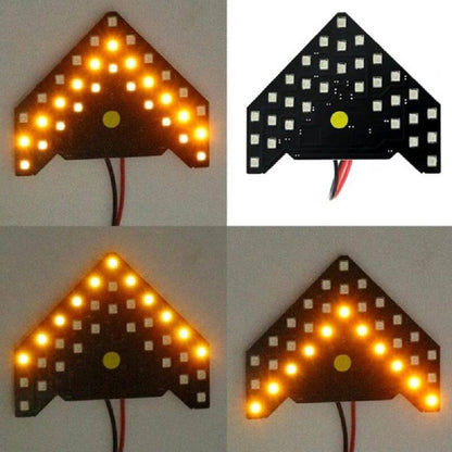 2 pcs car side replicate arrow form 33 smd led light