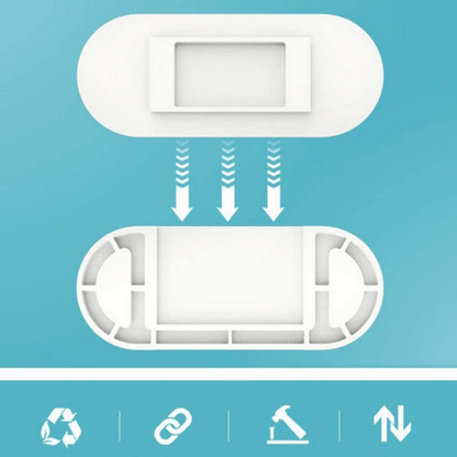 Wall mounted holder for power extension board