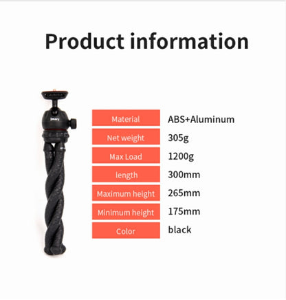 Jmary mt-25 gorilla pod flexible tripod