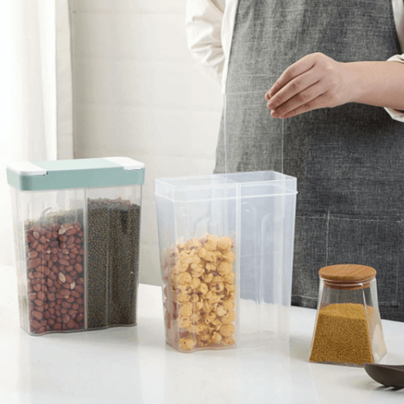 1-4 grid clear kitchen storage containers