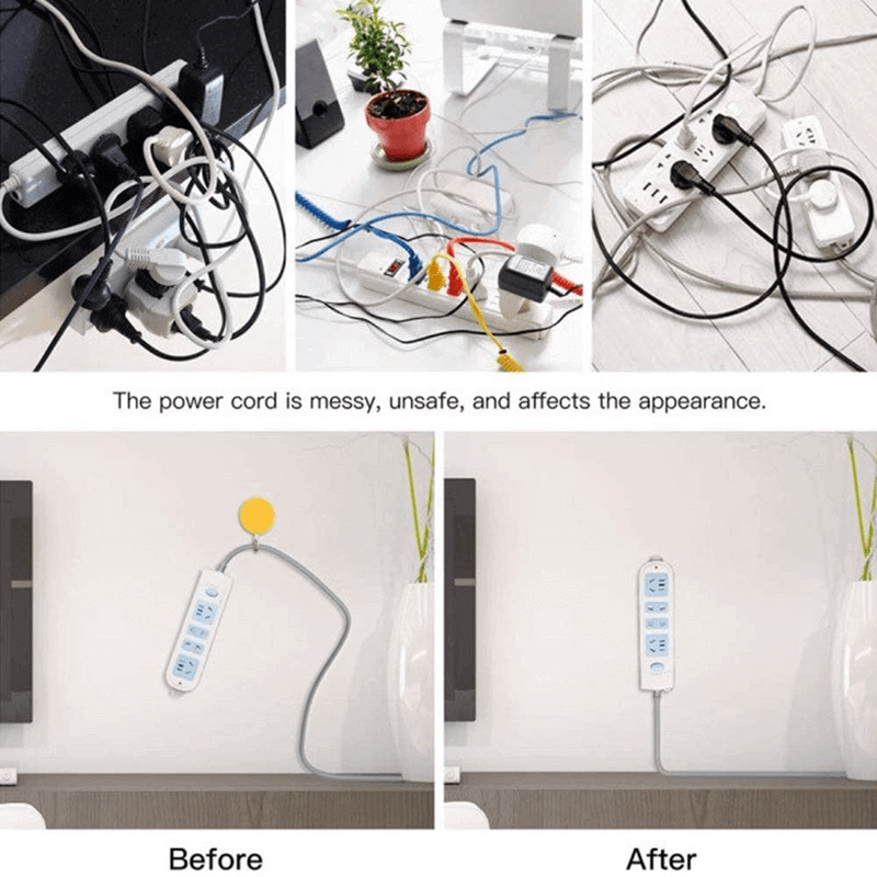 Wall mounted holder for power extension board