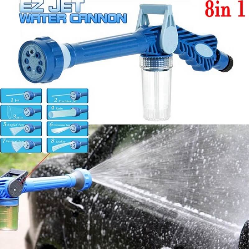 8 nozzle ez jet water, cannon dispenser pump, auto washer