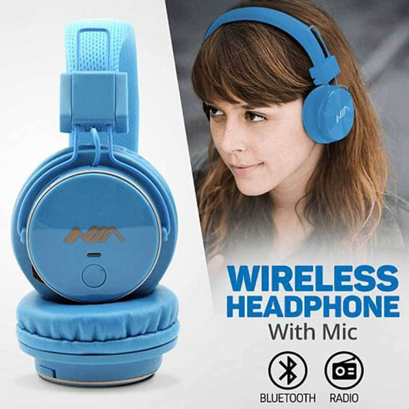 Nia q8 wireless bluetooth headphones with mic