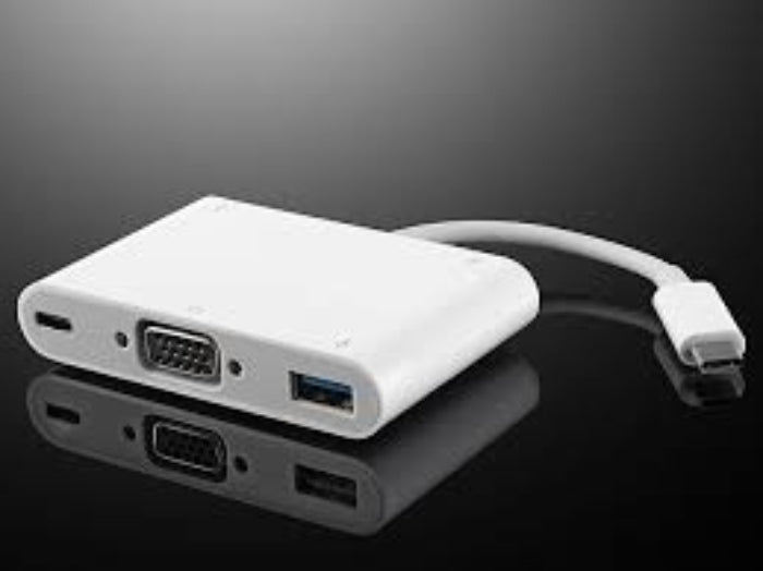 Type c 3.1 to vga+otg c+usb 3.0