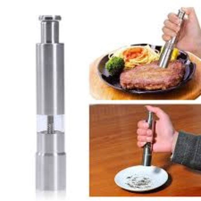 Stainless steel hand black pepper grinder mill book