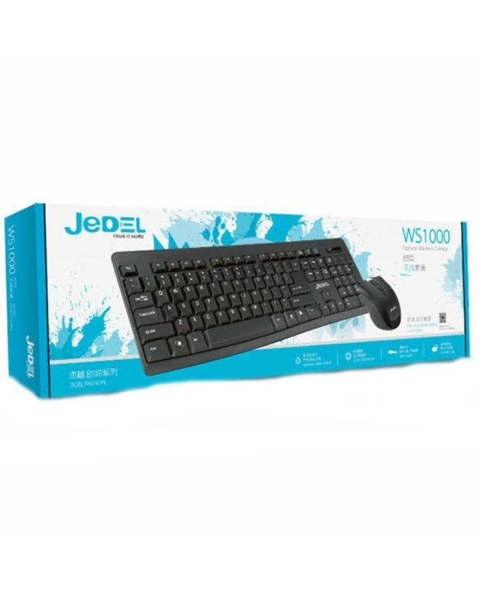 Jedel wireless keyboard mouse combo