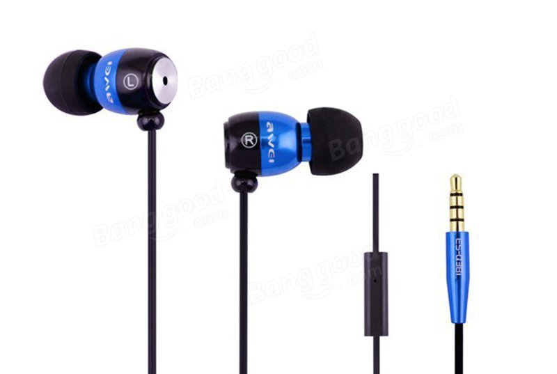 Awei q38i extra bass in-ear earphone for earphones headphone