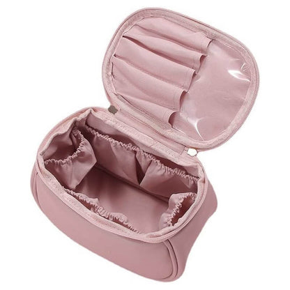 Pu leather cosmetic pouch