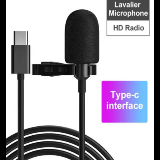 Lavelier microphone_ xo mic type c 2m wire