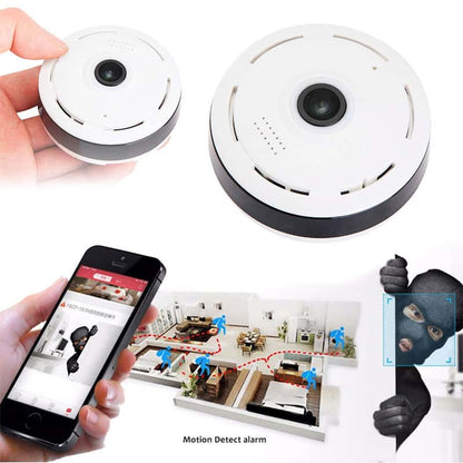 Panoramic fisheye cctv wifi camera