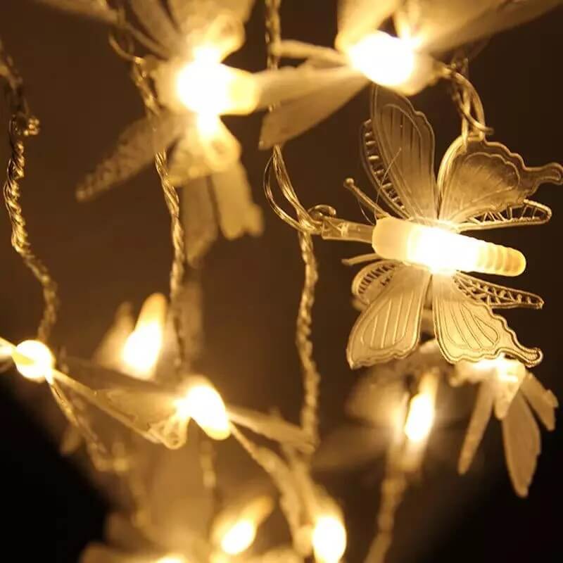 10 led butterfly fairy lights