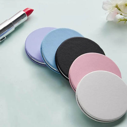 Mini pu makeup mirror magnify