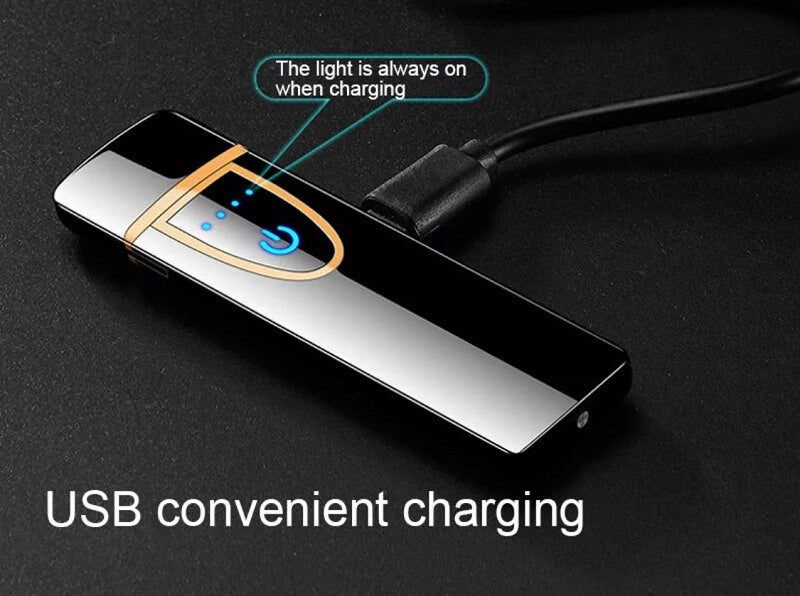 Cigarette lighter touch screen usb charging lighter